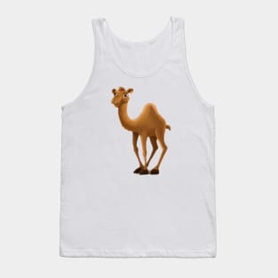 Cute Camel Drawing Tank Top